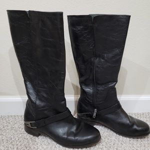 UGG Channing II Black Riding Boots